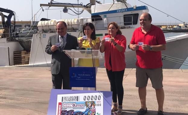 La ONCE se acuerda de los pescadores y de la Virgen del Carmen
