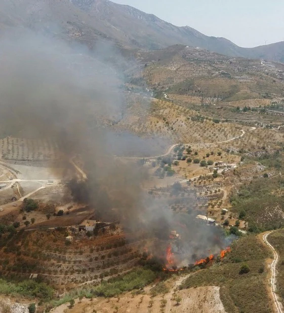 Controlado el fuego en Vélez de Benaudalla | Ideal