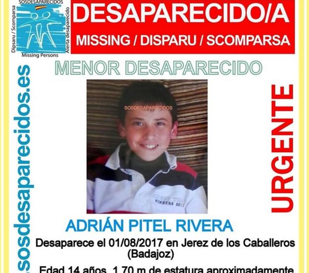 Buscan a un menor de 14 años desaparecido en Jerez de los Caballeros
