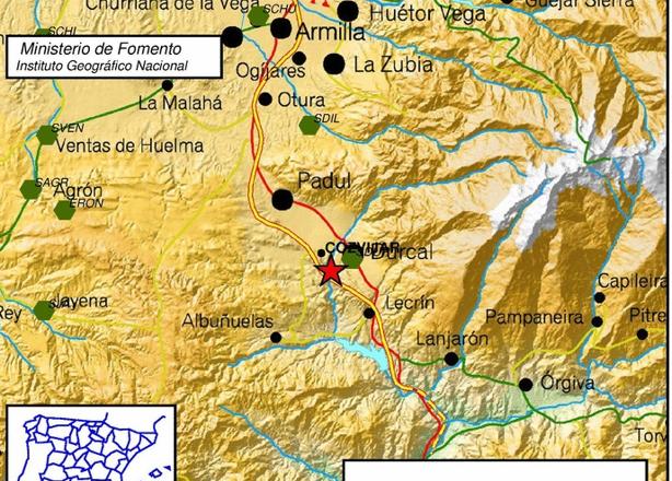Un terremoto de 3,9 grados alarma a Granada