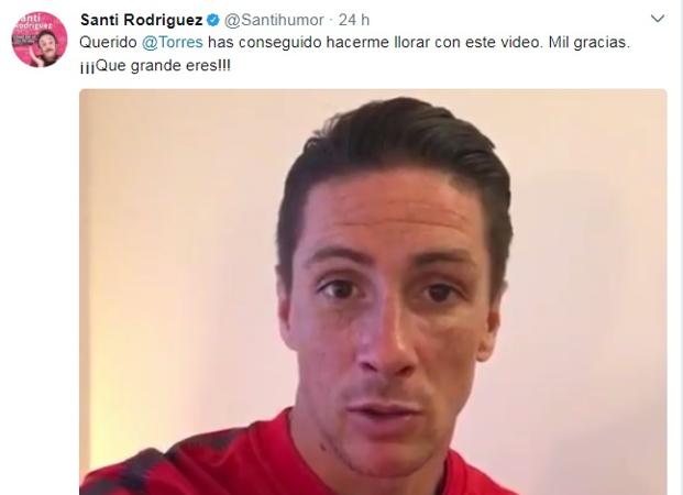 Santi Rodríguez recibe apoyos de Antonio Banderas, Torres y cientos de jienenses
