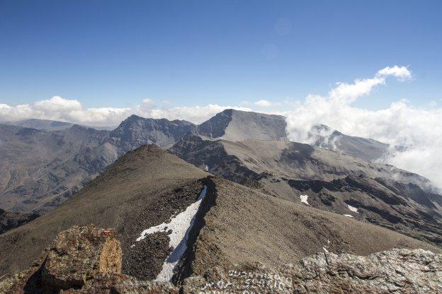 El espectáculo de los tajos del Veleta