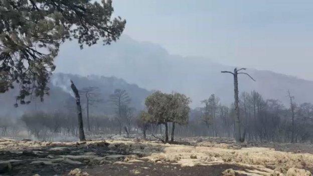 Se cumplen dos semanas del incendio de Segura sin que se dé por extinguido