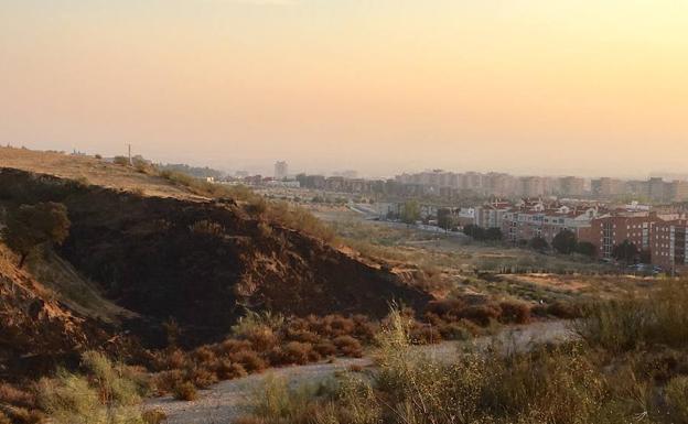 Un incendio junto a la Ciudad Deportiva alarmó a los vecinos