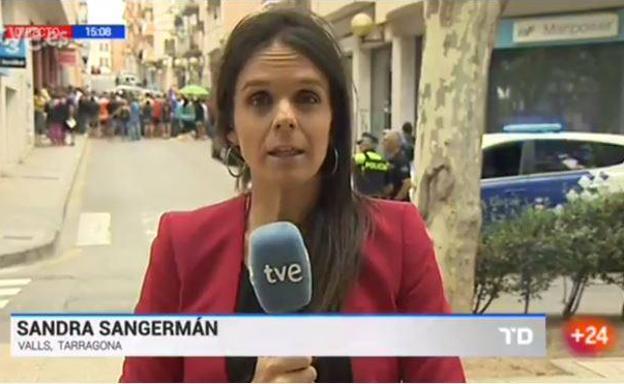 Desmentida la agresión a la reportera de TVE por un nuevo vídeo