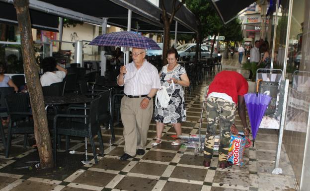 Opción de lluvia para el viernes en Jaén