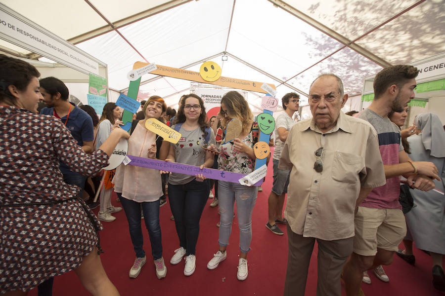 Inauguración de las Jornadas de Recepción de Estudiantes de la UGR