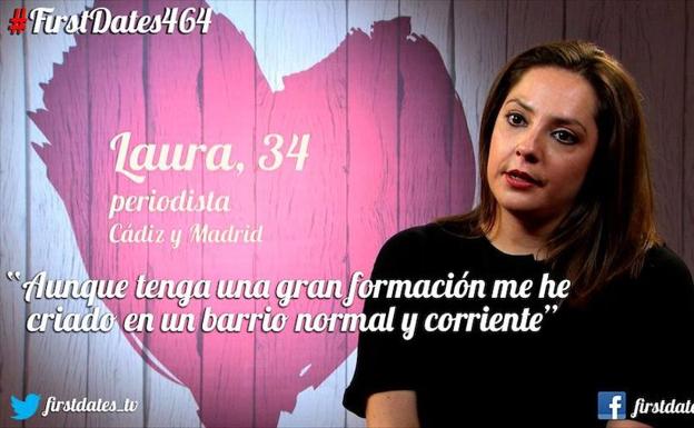 La gaditana que llama analfabetos a los andaluces en 'First Dates'