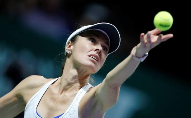 Martina Hingis se despide del tenis con una derrota en semifinales