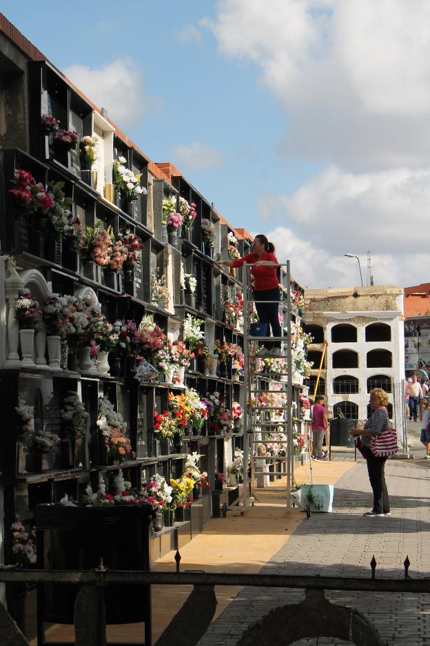 Ríos de vida y flores en el santuario de los difuntos