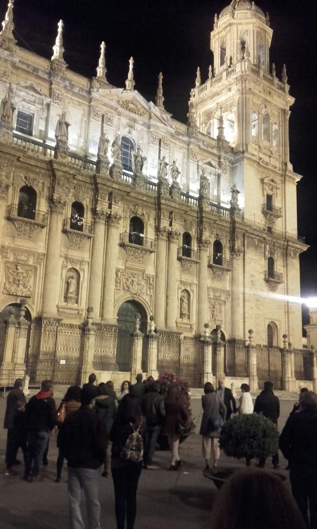 'Fanfarrias' en la fachada de la Catedral de Jaén