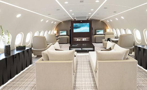 Nos metemos dentro del jet privado más espectacular del mundo