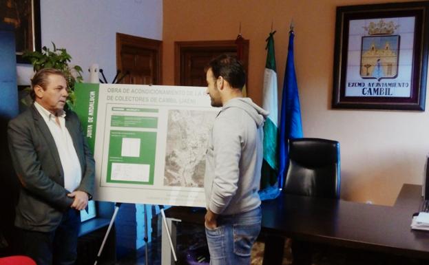 Comienza el acondicionamiento de la red de saneamiento de Cambil