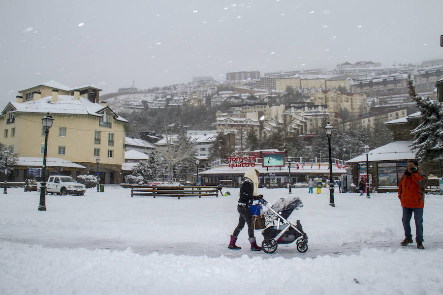 Asi luce Sierra Nevada hoy