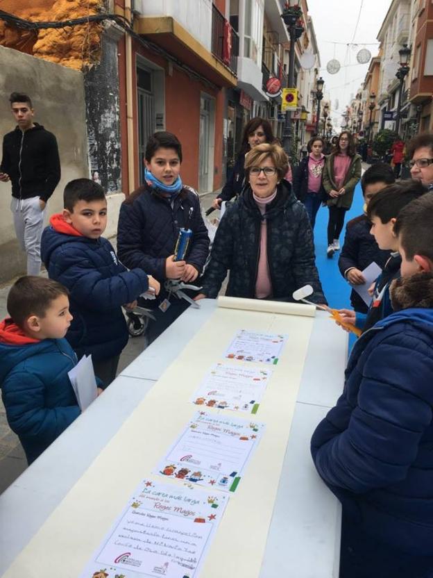 La carta a los Reyes más larga del mundo