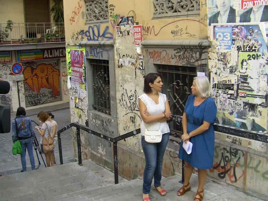 Las pintadas brillan por su ausencia