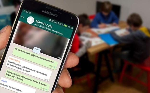 Multan a una madre con 630 euros por insultar a una profesora en un grupo de WhatsApp