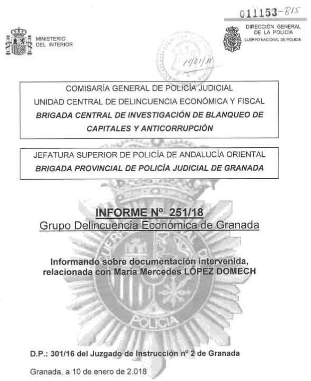 La Udef halla un borrador sospechoso del acuerdo del plan del Palacio de Hielo