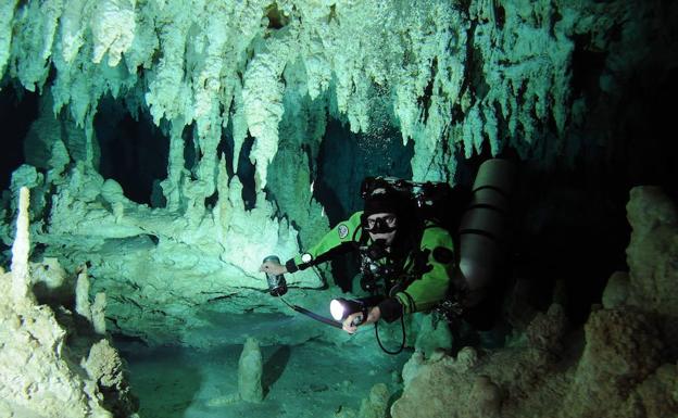 Un túnel del tiempo bajo el agua