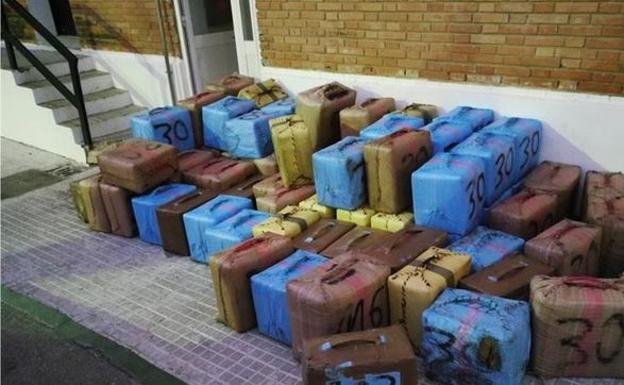Operación 'Mapuche': incautados 4.530 kilos de hachís en Andalucía