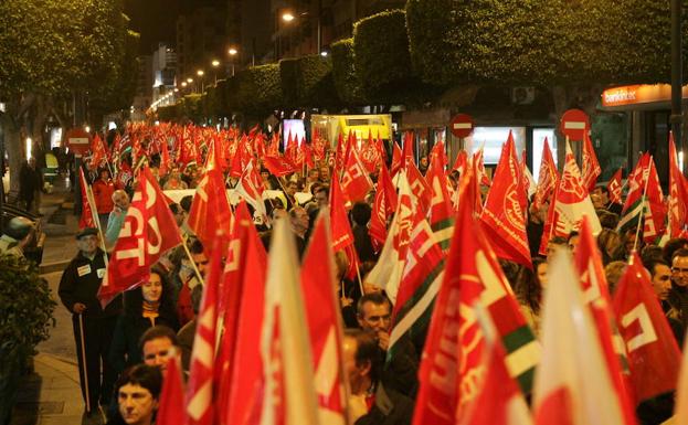 Los pensionistas de Almería se movilizan contra la subida del 0,25