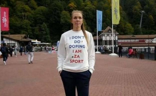 La atleta que lució en su camiseta 'Yo no me dopo' da positivo