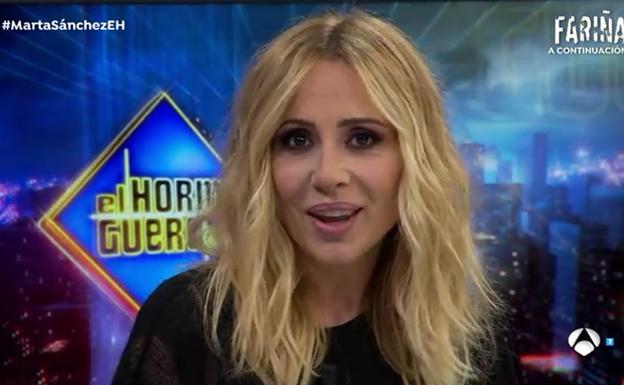 El 'zasca' de Marta Sánchez a Jordi Évole por el himno en 'El Hormiguero'