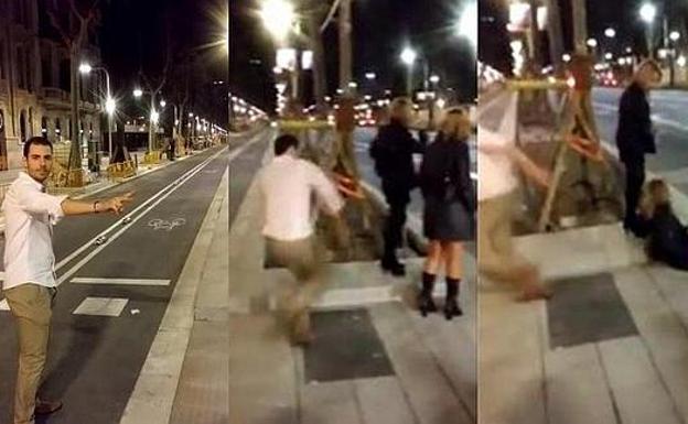 El joven que agredió a una mujer por la espalda en Barcelona le paga 60.000 euros