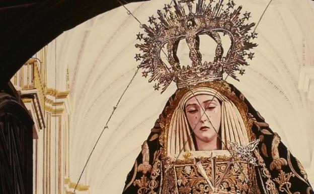 Destrozan los carteles de Semana Santa de las gradas de Ganivet en su primer día