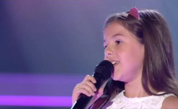Rocío, la niña que ha emocionado cumpliendo su sueño en 'La Voz Kids'