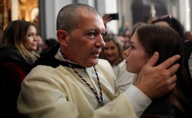 Antonio Banderas ya vive la Semana Santa