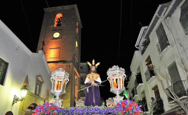 Esta noche procesiona en Lanjarón la Hermandad del Ecce-Homo y María Santísima