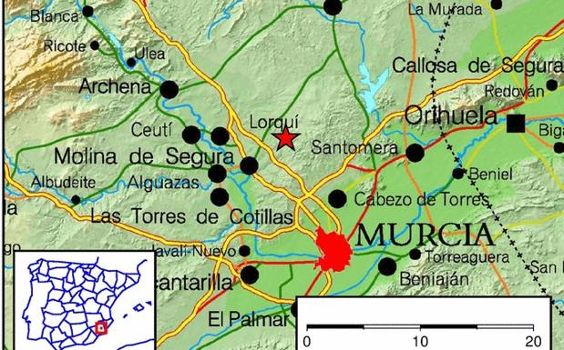 Un pueblo de Murcia se despierta con un terremoto de magnitud 3