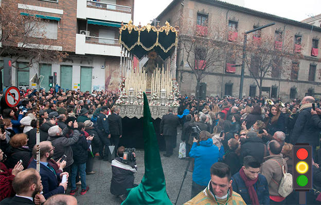 El semáforo de la Semana Santa de Granada