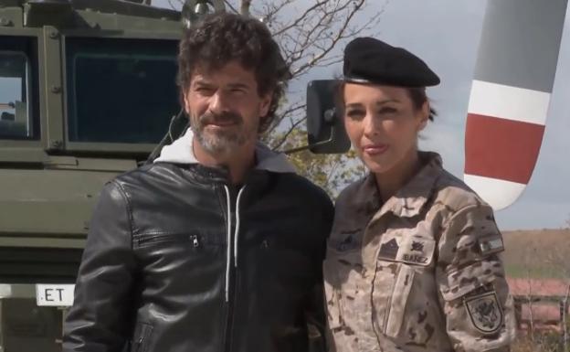 Una Paula Echevarría muy 'guerrera' da una tregua a Bustamante