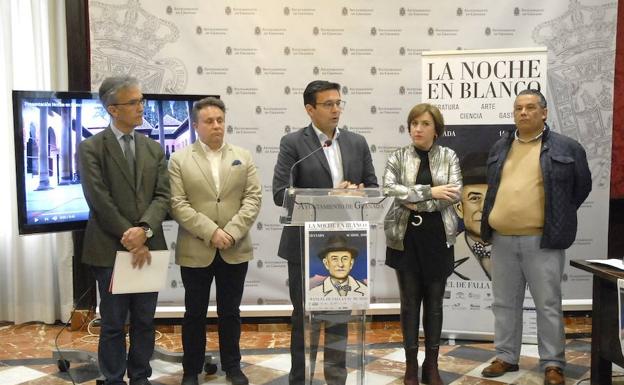 Granada disfrutará de casi 280 actividades durante la Noche en Blanco que este año está dedicada a Manuel de Falla