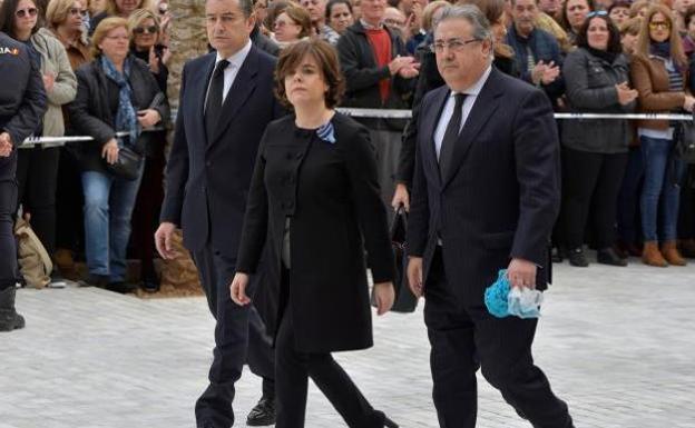 Zoido se emociona al recordar a Gabriel y dice que la bufanda del niño volverá «a manos de quien la debe tener»