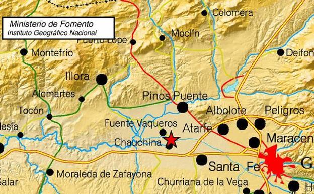Registrados más de una decena de terremotos en Granada, el de mayor de intensidad de 2,8 grados