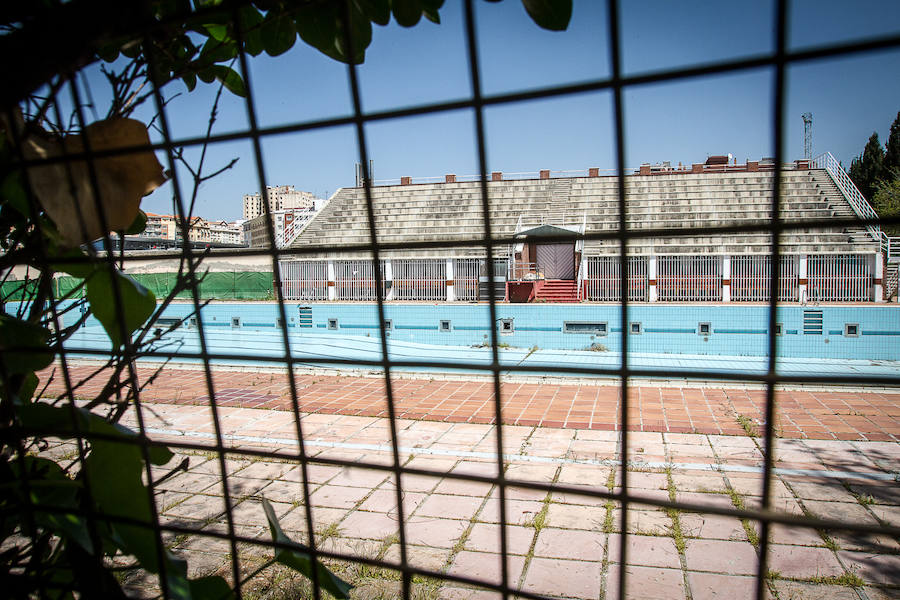 La piscina de Fuentenueva, abandonada
