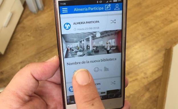 La app para votar el nombre de la biblioteca, ahora sí, activa