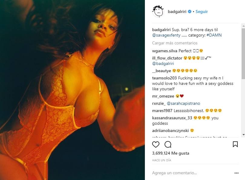 Las fotos de Rihanna en Instagram