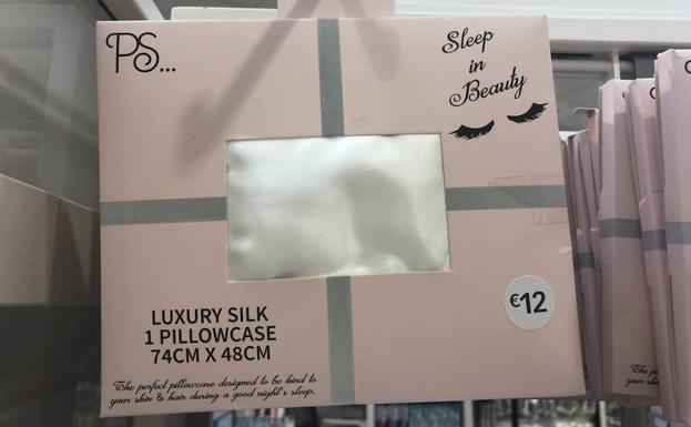 Primark shop silk pillowcase