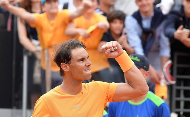 Nadal corrige el rumbo en Roma y aplasta a Dzumhur