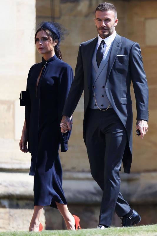 Beckham eclipsa al novio en la boda real británica