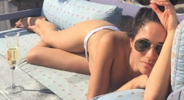Escándalo por el desconocido vídeo de Meghan Markle en topless que sale a la luz