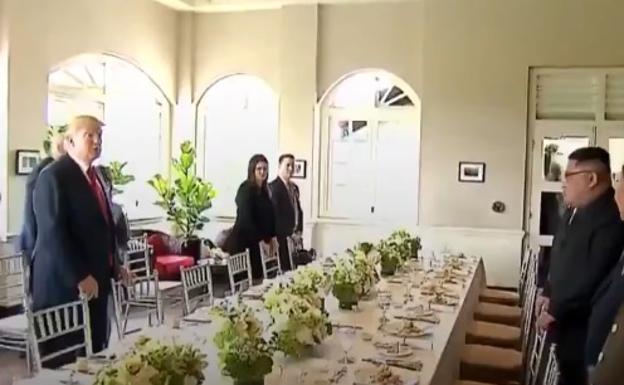 La impagable reacción de Kim Jong-un al pedir Trump que los fotografíen «guapos» y «delgados»