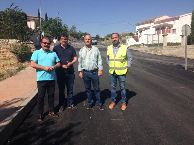 Adecuan la principal carretera de acceso a Castillo de Locubín