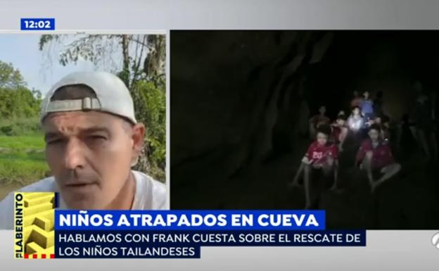 Frank Cuesta alerta del gran peligro que corren los niños atrapados en la cueva de Tailandia