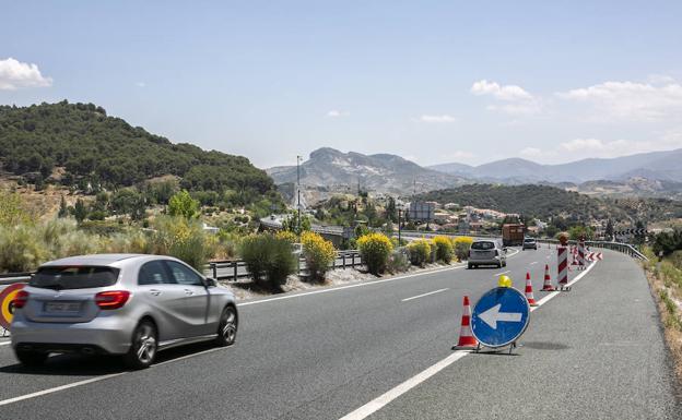 Cuatro tramos y unos 50 kilómetros de la A-92, en obras este verano