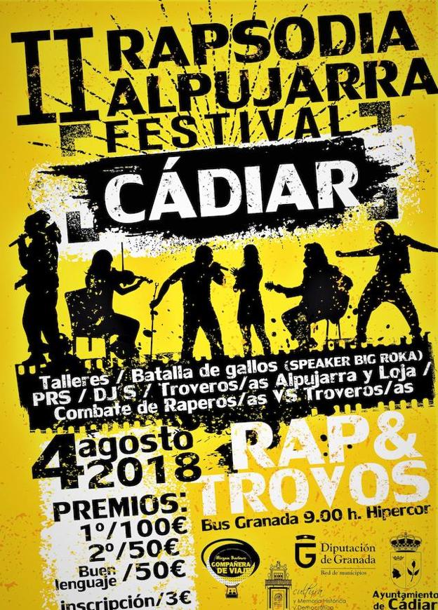 Cádiar se prepara para celebrar la II edición 'Rapsodia Alpujarra Festival'